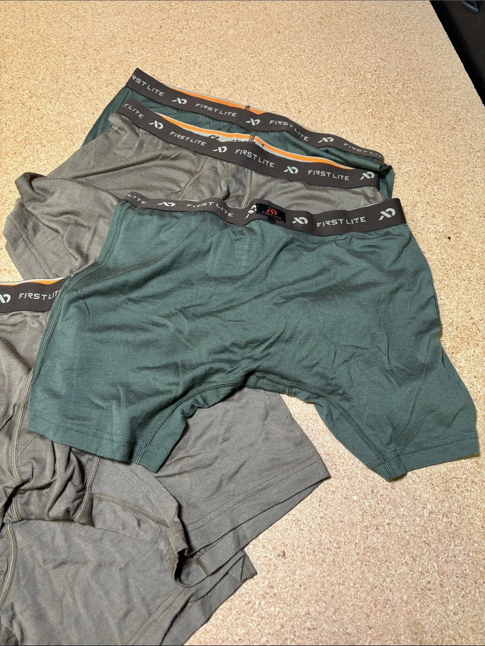 First Lite Bag Breif Aerowool Wick Ultralight 150 Merino Wool Boxers 6 Cnt D1
